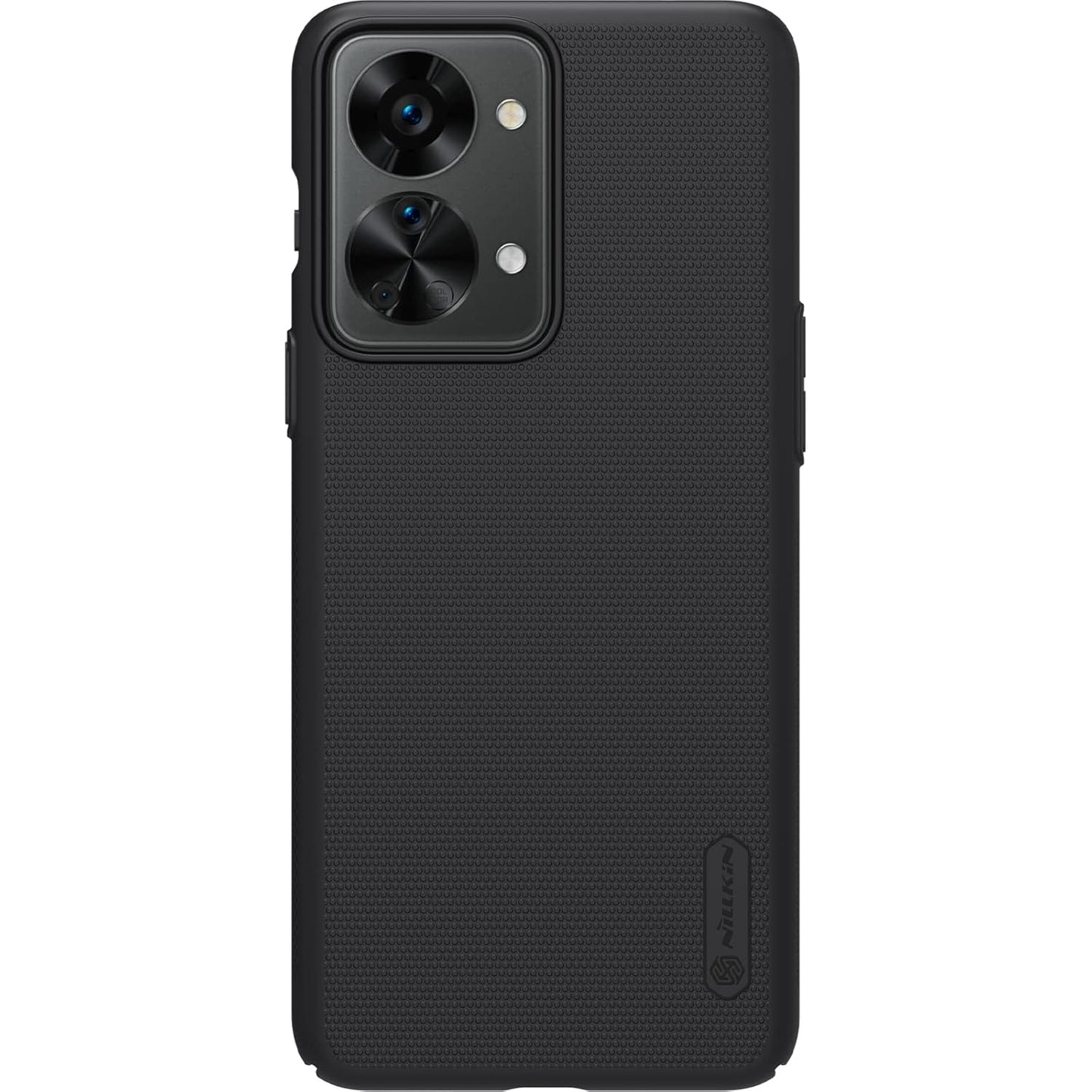 Nillkin Case for OnePlus Nord 2T 5G (6.43" Inch) Super Frosted Hard Back Dotted Grip Cover PC Black Color