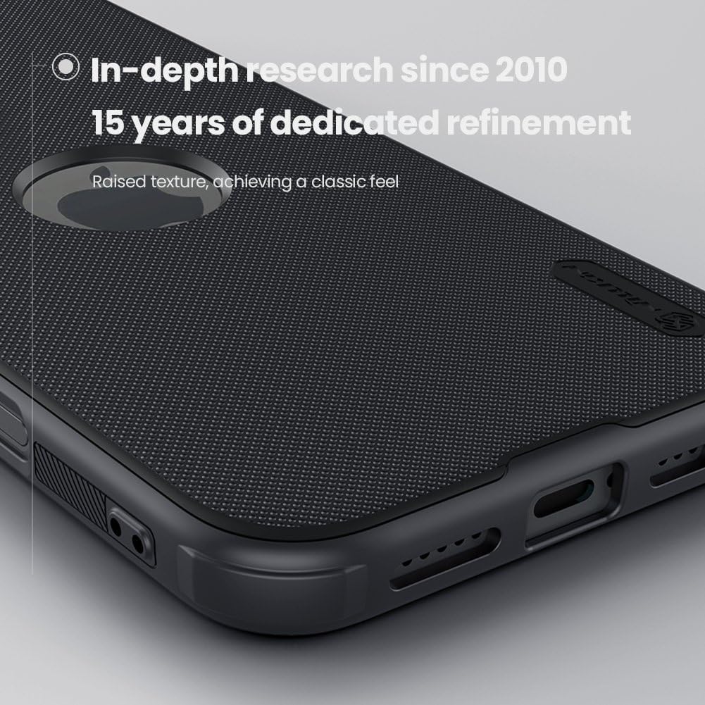 Nillkin® Slim Matte Series Case For iPhone 16 - (logo cut) Black