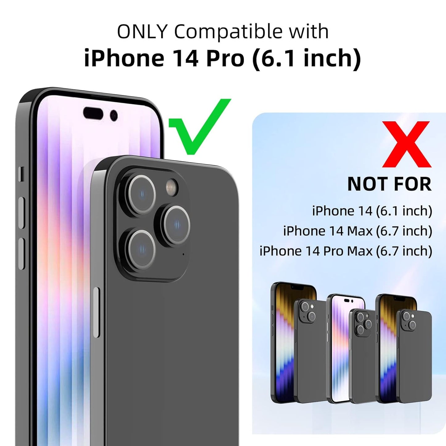 Nillkin® Classic Series Case for iPhone 14pro - Black