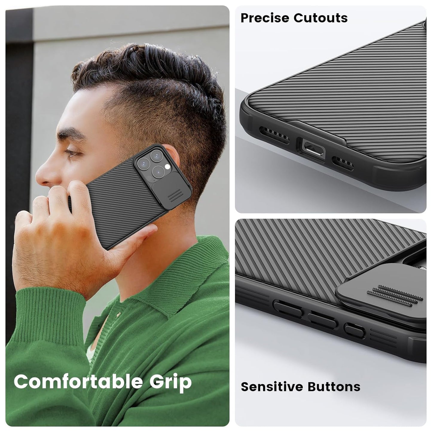 Nillkin® Classic Series Case for iPhone 14pro Max - Black