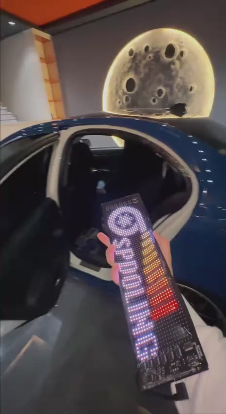 Car Led, Multi-functional Ultra thin flexible Bluetooth led screen