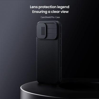 Nilkin® Classic Series for iPhone 17 Case with Camera Cover, [Camera Lens Protector] [Scratch-Resistant] [360 Full Protection] Shockproof Slim Phone Case, (Black, 17)