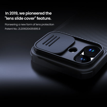 Nilkin® Classic Series for iPhone 17 Case with Camera Cover, [Camera Lens Protector] [Scratch-Resistant] [360 Full Protection] Shockproof Slim Phone Case, (Black, 17)