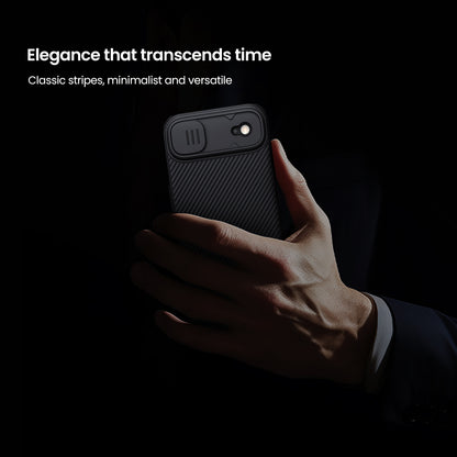 Nilkin® Classic Series for iPhone 17 Air Case with Camera Cover, [Camera Lens Protector] [Scratch-Resistant] [360 Full Protection] Shockproof Slim Phone Case, (Black, 17Air)