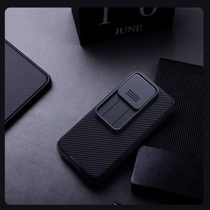 Nillkin® Classic Series for OnePlus 15 (1+15) Case with Camera Cover, [Camera Lens Protector] [Scratch-Resistant] [360 Full Protection] Shockproof Slim Phone Case (Black, 1+15)