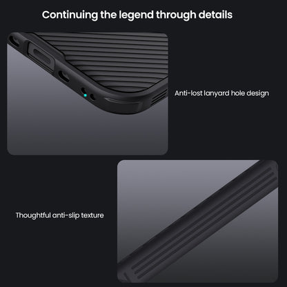 Nilkin® Classic Series for iPhone 17 Air Case with Camera Cover, [Camera Lens Protector] [Scratch-Resistant] [360 Full Protection] Shockproof Slim Phone Case, (Black, 17Air)