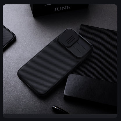 Nilkin® Classic Series for iPhone 17 Case with Camera Cover, [Camera Lens Protector] [Scratch-Resistant] [360 Full Protection] Shockproof Slim Phone Case, (Black, 17)