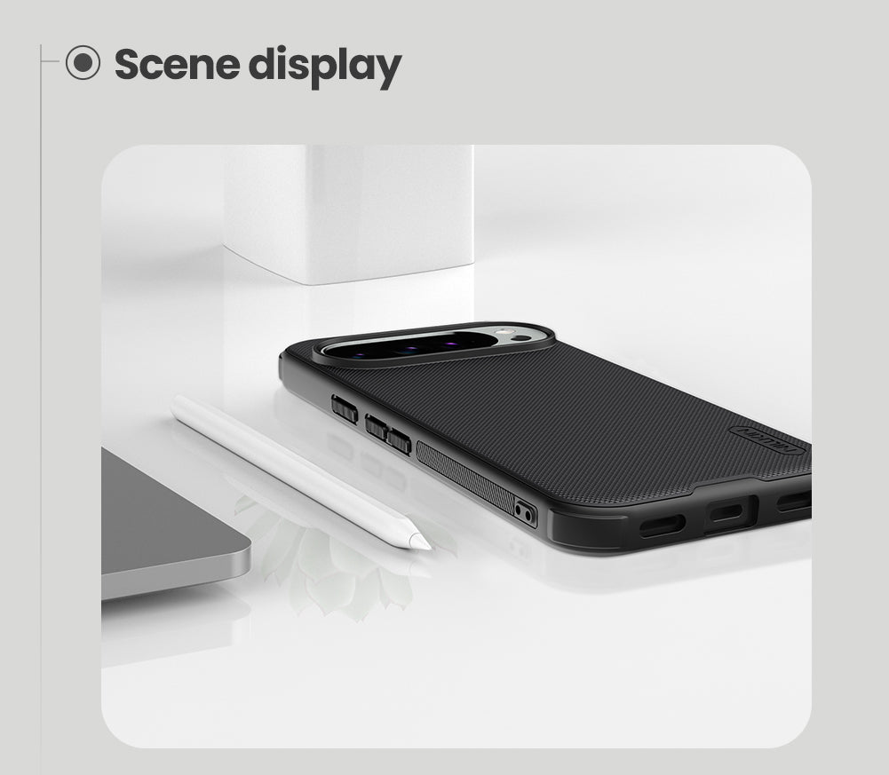 Nilkin® Slim Matte Series case for Google Pixel 10/10 Pro, Shockproof and Scratch-Resistant, Lightweight Case for (Pixel10 & 10 Pro) (Pixel 10/10 Pro) Black