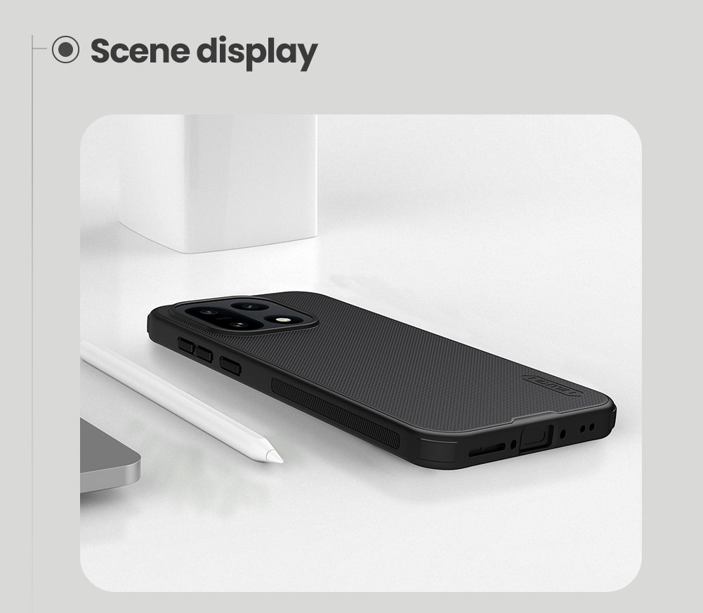 Nilkin® Slim Matte Series case for OnePlus 15 (1+15), Shockproof and Scratch-Resistant, Lightweight Case for (Black, 1+15)