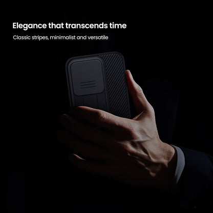 Nillkin® Classic Series for OnePlus 15 (1+15) Case with Camera Cover, [Camera Lens Protector] [Scratch-Resistant] [360 Full Protection] Shockproof Slim Phone Case (Black, 1+15)