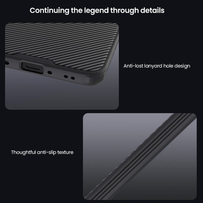 Nillkin® Classic Series for OnePlus 15 (1+15) Case with Camera Cover, [Camera Lens Protector] [Scratch-Resistant] [360 Full Protection] Shockproof Slim Phone Case (Black, 1+15)