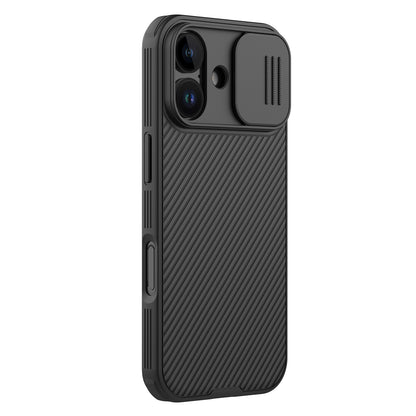 Nilkin® Classic Series for iPhone 17 Case with Camera Cover, [Camera Lens Protector] [Scratch-Resistant] [360 Full Protection] Shockproof Slim Phone Case, (Black, 17)