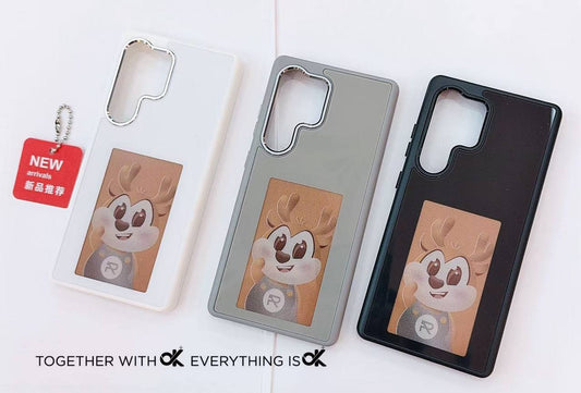 Samsung Series, Smart NFC Ink Screen Phone Case, Long-Lasting Imaging Display DIY Photo, Slim Shockproof Anti-Scratch Protective Cover