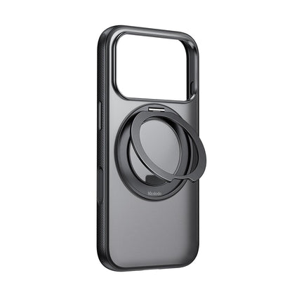 mcdodo Magnetic 360° Ring Stand Case for iPhone 17 Air, Protective Case Compatible with MagSafe (Black, iPhone 17 Air)