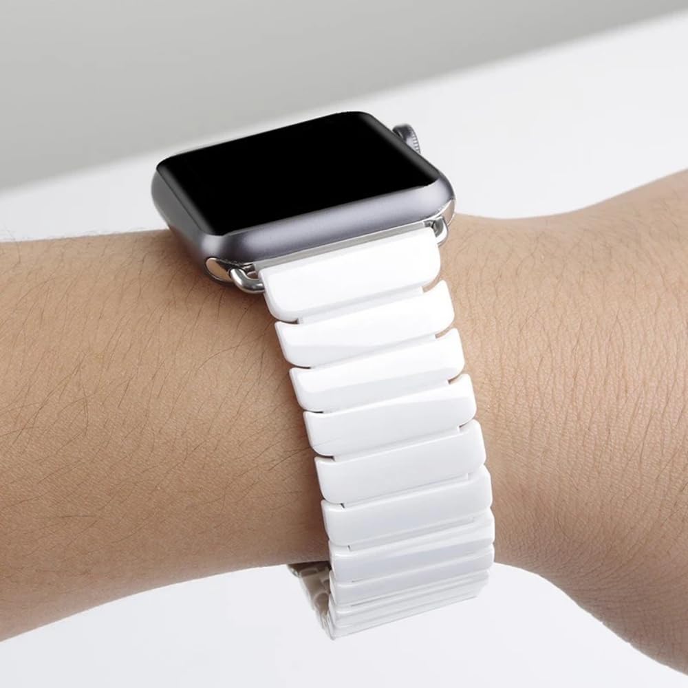 Ceramics watch Strap for Apple Watch 45/44/42mm