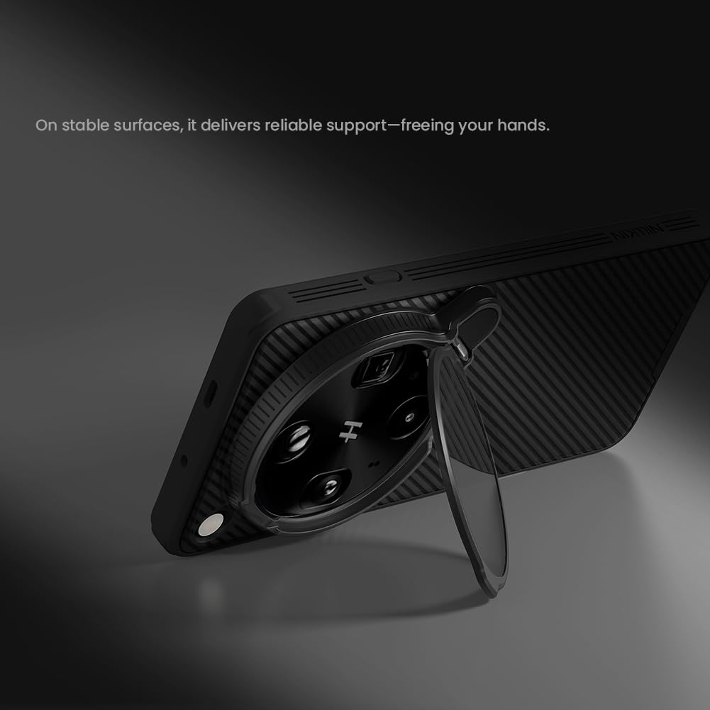 PRITO for Oppo Find X9 Ultra (x9ultra) Case with Camera Cover, Compatible with MagSafe, Full Camera Protection, Shockproof Protective, Adjustable Kickstand, Case & Stand (Black, X9 Ultra)