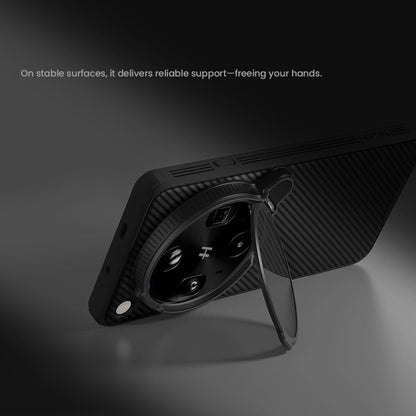 PRITO for Oppo Find X9 Ultra (x9ultra) Case with Camera Cover, Compatible with MagSafe, Full Camera Protection, Shockproof Protective, Adjustable Kickstand, Case & Stand (Black, X9 Ultra)