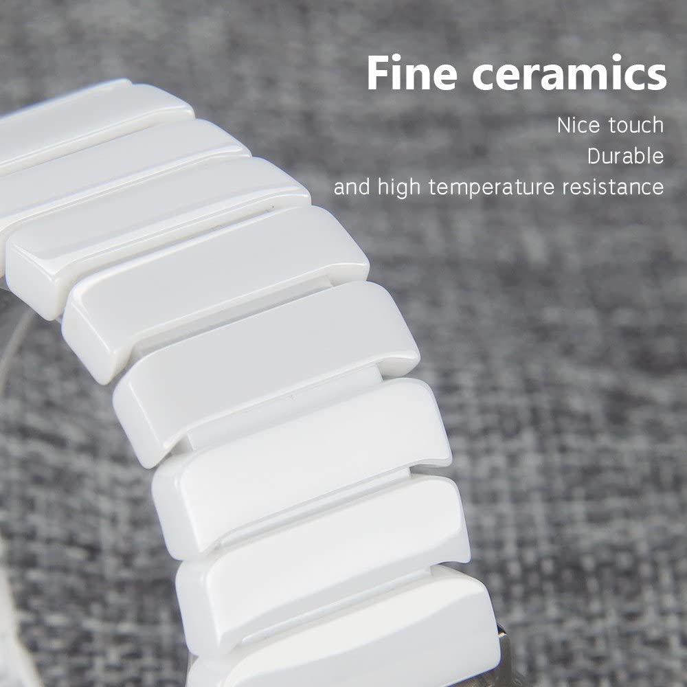 Ceramics watch Strap for Apple Watch 45/44/42mm