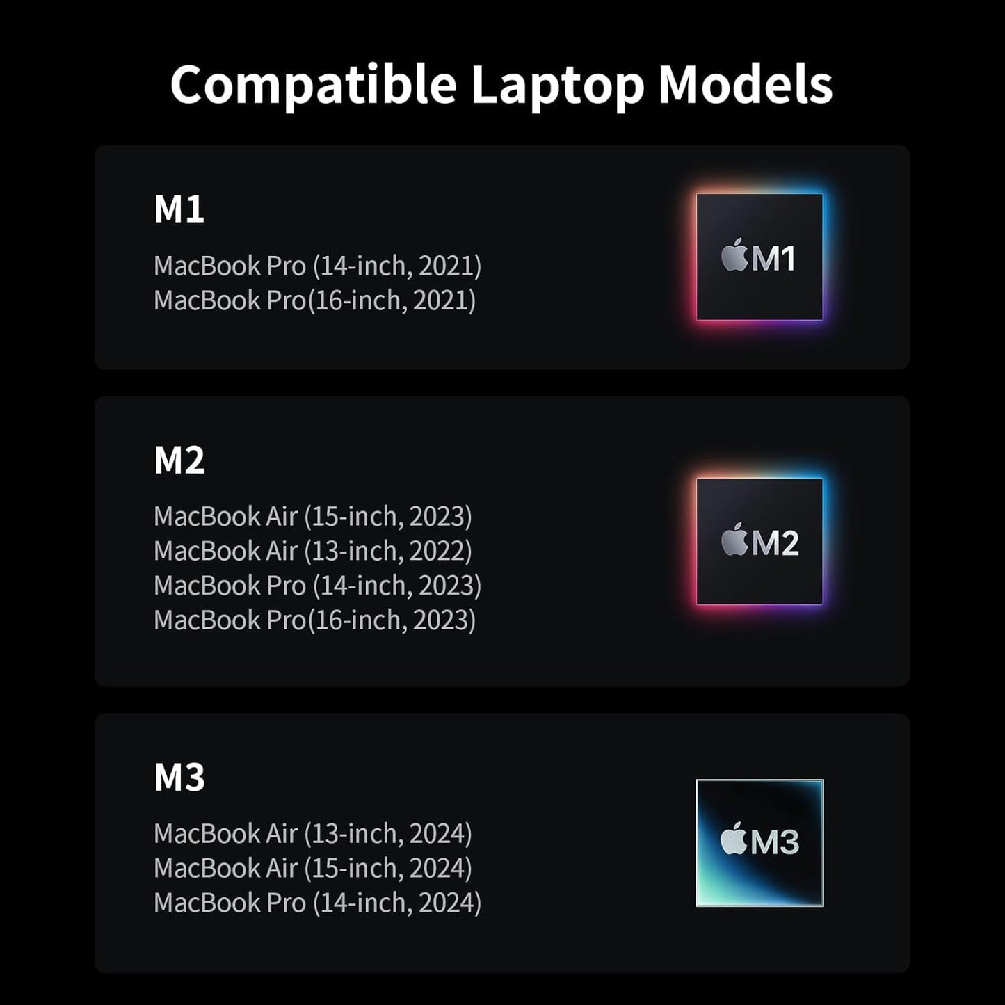 mcdodo USB C to Mag Safe 3 Cable 2m 140W Magnetic Charging Cable for 2024 MacBook Pro 14"/16" M4 2025 MacBook Air 13"/15" M4, Fast Charging (USB C to MagSafe 3-Black)