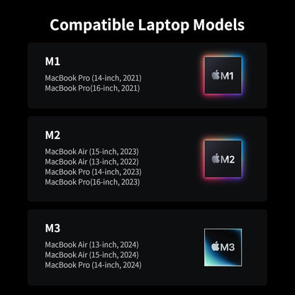 mcdodo USB C to Mag Safe 3 Cable 2m 140W Magnetic Charging Cable for 2024 MacBook Pro 14"/16" M4 2025 MacBook Air 13"/15" M4, Fast Charging (USB C to MagSafe 3-Black)