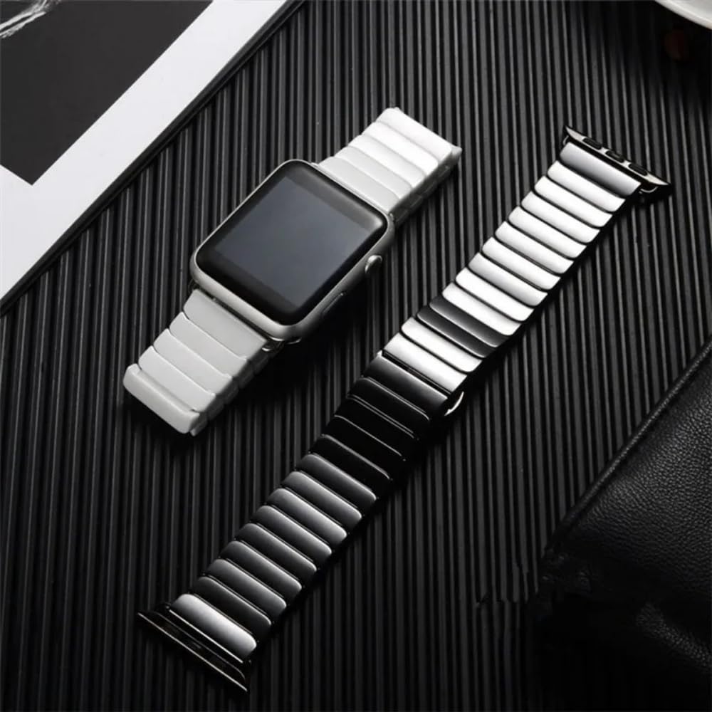 Ceramics watch Strap for Apple Watch 45/44/42mm