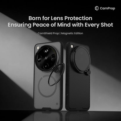 PRITO for Oppo Find X9 Ultra (x9ultra) Case with Camera Cover, Compatible with MagSafe, Full Camera Protection, Shockproof Protective, Adjustable Kickstand, Case & Stand (Black, X9 Ultra)