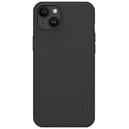 Nillkin Case for Apple iPhone 15 Plus (6.7" Inch) Super Frosted Shield Pro Hard Back Soft Border (PC + TPU) Shock Absorb Cover Raised Bezel Camera Protect PC Without Logo Cut Black Color