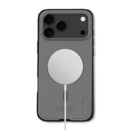 PRITO Nilkin® Slim Magnetic Matte Series case for iPhone 17 (17), MagSafe Magnetic, Shockproof and Scratch-Resistant, Lightweight Case (Transparent Black, 17)
