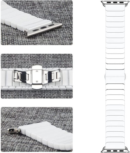 Ceramics watch Strap for Apple Watch 45/44/42mm