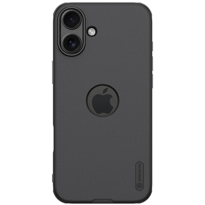 Nillkin® Super Series Case For iPhone 16 - (logo cut) Black