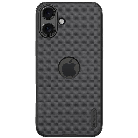 Nillkin® Super Series Case For iPhone 16 - (logo cut) Black