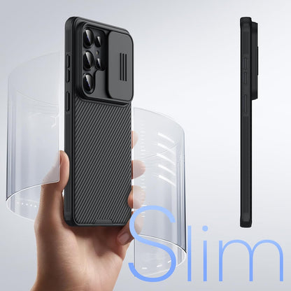 Nilkin® Classic Series for Samsung S26 Ultra Case with Camera Cover, [Camera Lens Protector] [Scratch-Resistant] [360 Full Protection] Shockproof Slim Phone Case (Black, S26Ultra)
