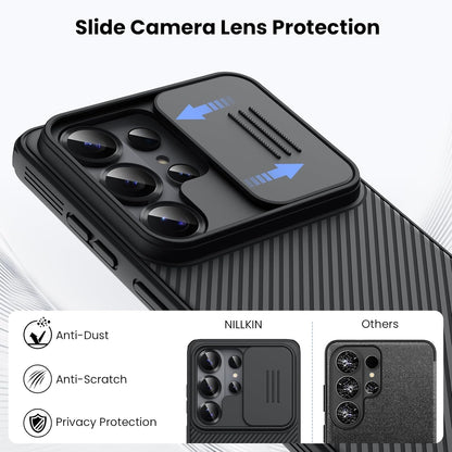 Nilkin® Classic Series for Samsung S26 Ultra Case with Camera Cover, [Camera Lens Protector] [Scratch-Resistant] [360 Full Protection] Shockproof Slim Phone Case (Black, S26Ultra)